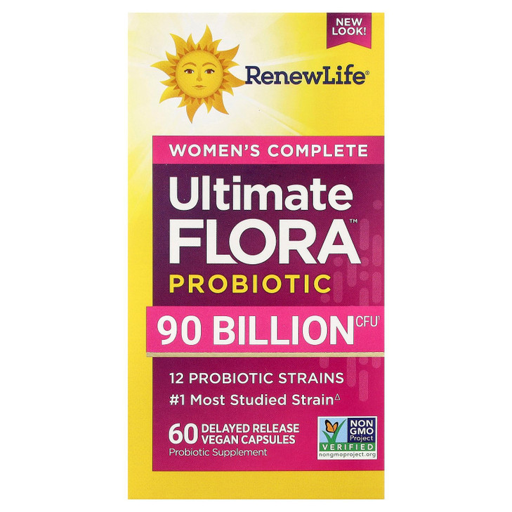 Renew Life Women's Probiotic Capsules, Supports pH Balance for Women, Vaginal