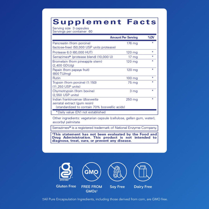 Pure Encapsulations Systemic Enzyme Complex