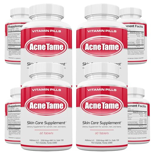 Acnetame Acne Pills Supplement- Clear Skin Vitamins Pill for Oily Skin