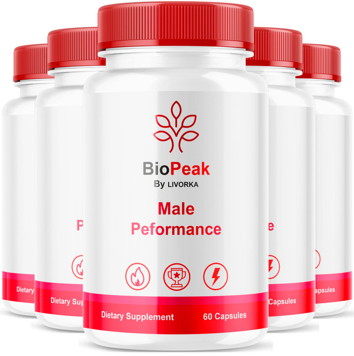 (5 Pack) BioPeak Capsules, BioPeak Advanced Support Formula Pills (300 Capsules)
