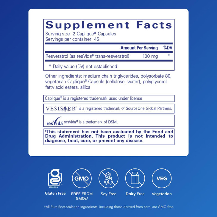 Pure Encapsulations Resveratrol VES-Sorb