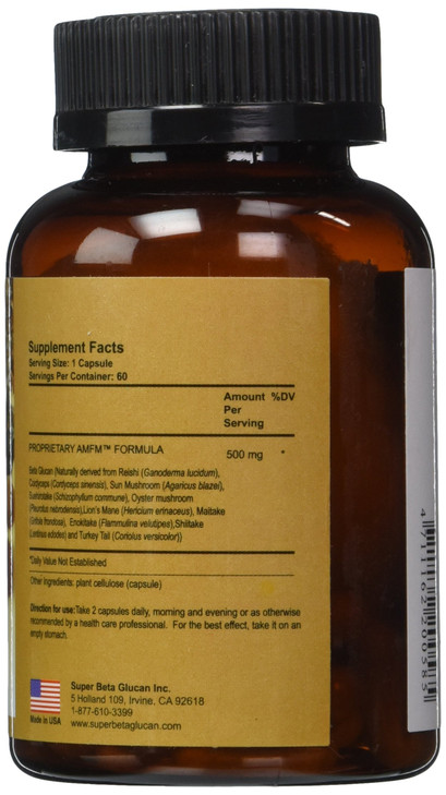 Mycelium Pro Ultimate Immune AMFM (Multi-Species Mushroom Beta Glucan Extract)
