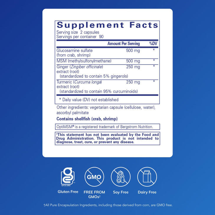 Pure Encapsulations Glucosamine MSM