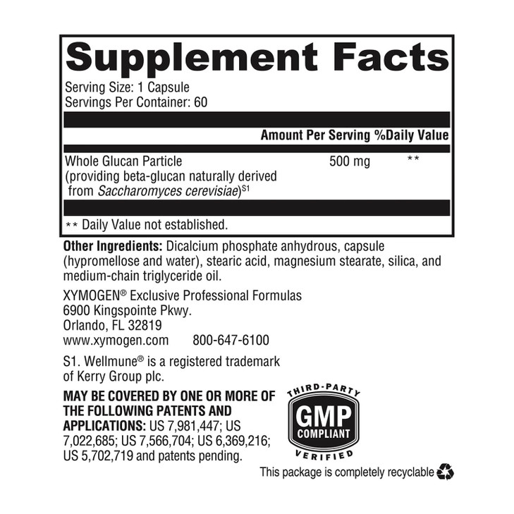 XYMOGEN ImmunotiX 500 - Supports Healthy Immune Function