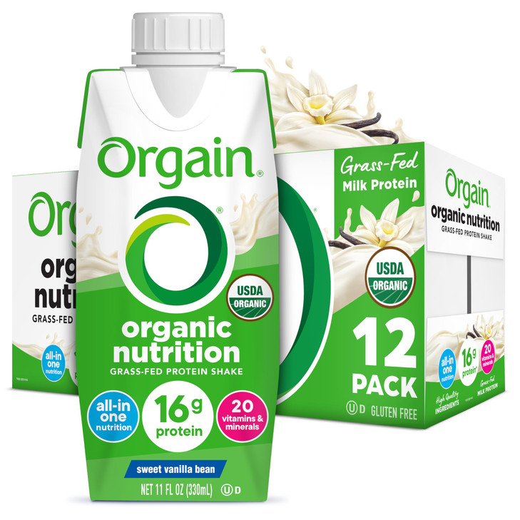 Orgain Organic Nutritional Shake, Vanilla Bean