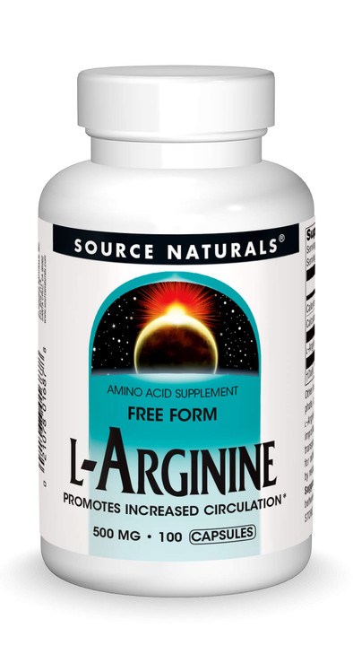 Source Naturals Free Form L-Arginine, Promotes Increased Circulation*