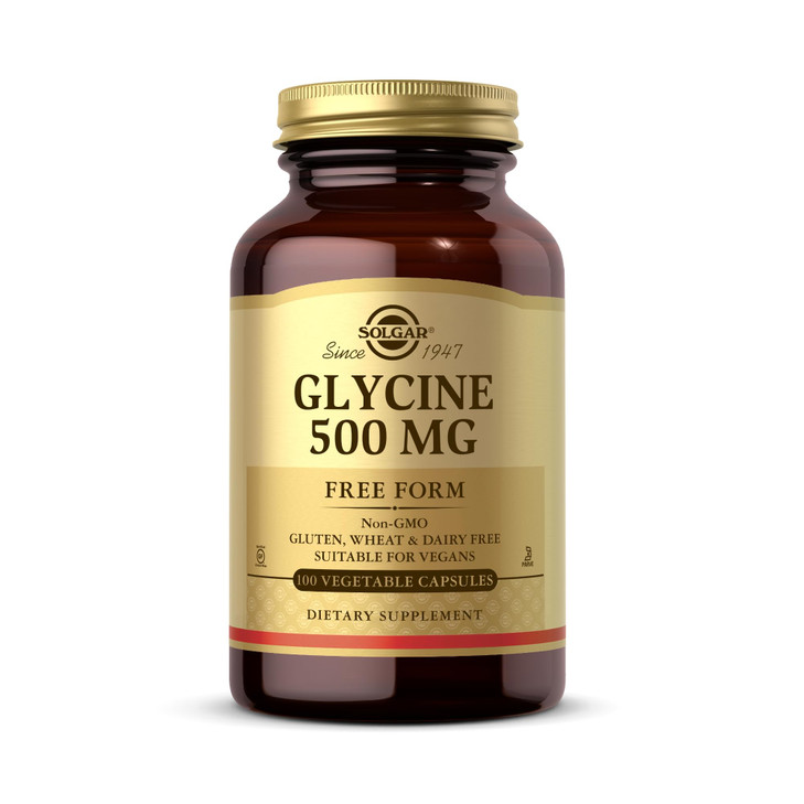 Solgar Glycine 500 mg - 100 Vegetable Capsules