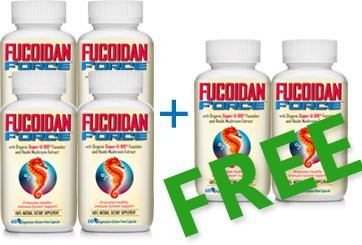 FUCOIDAN FORCE 6 Bottles Pack (4+2 Free) #1 FUCOIDAN Supplement in The World