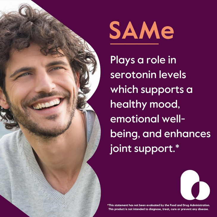 BESTVITE SAM-e 200mg Stabilized (180 Vegetarian Capsules) (3-Pack)