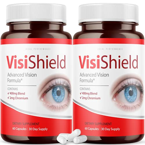 (2 Pack) Visishield Advanced Vision Formula for Eyes Supplement Pills Vitamins