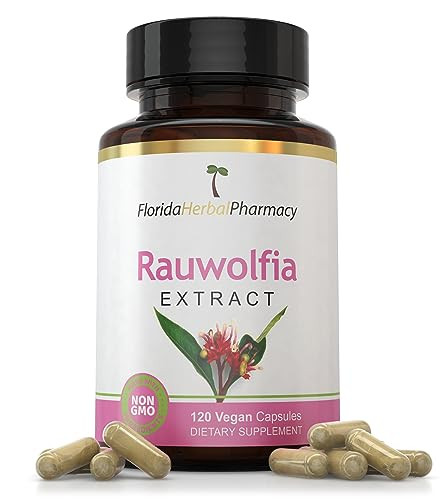 Florida Herbal Pharmacy, Rauwolfia Extract Supplement Capsules