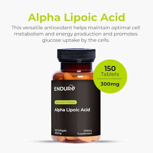 Endur Alpha Lipoic Acid, Antioxidant Defense & Cellular Energy Support