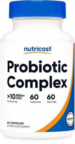Nutricost Probiotic Complex (10 Billion CFU) 60 Capsules
