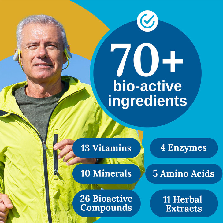 Xtendlife Total Balance Mens Premium Multivitamin for Immune, Heart, Digestive
