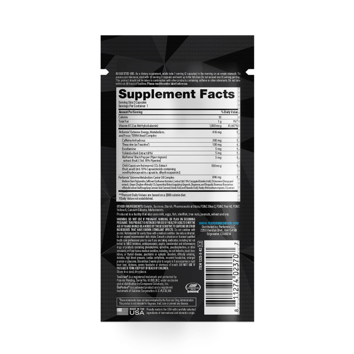 PERFORMIX - SST V2X - Pre Workout - 300 mg Caffeine