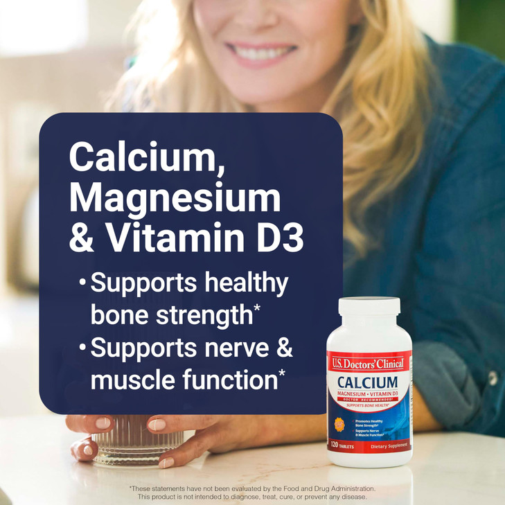 U.S. Doctors' Clinical 1200mg Calcium Citrate & Carbonate Complex with Magnesium