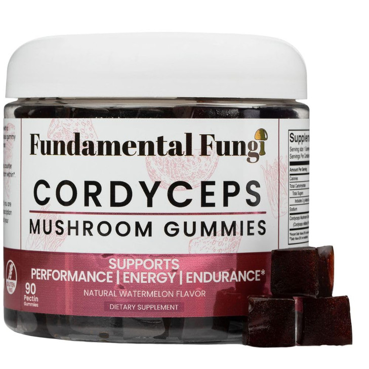 Fundamental Fungi Cordyceps Mushroom Gummies for Adults