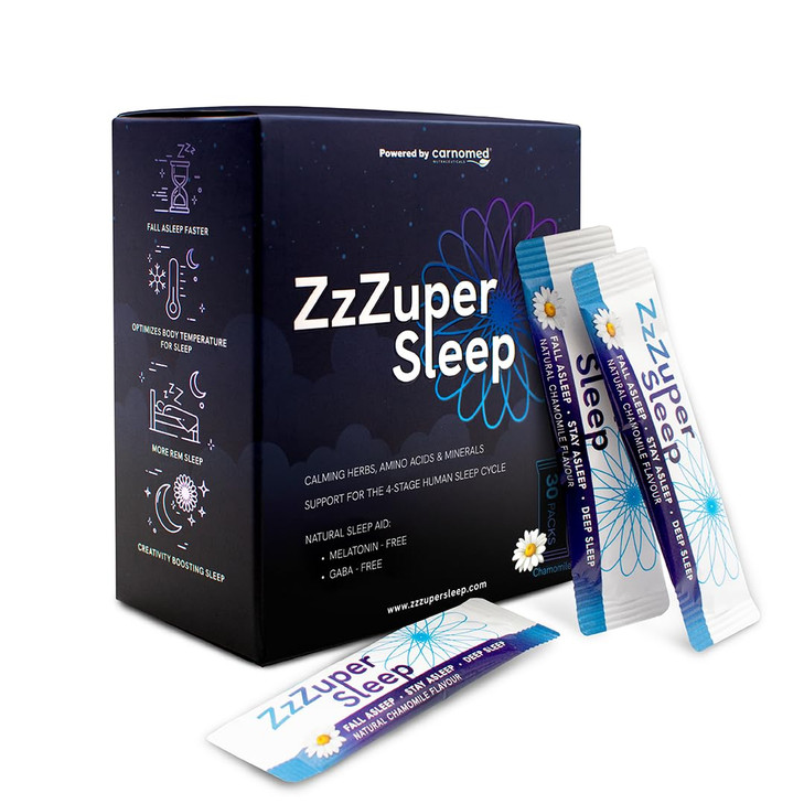 Carnomed Natural Sleep Supplement, Melatonin & GABA Free