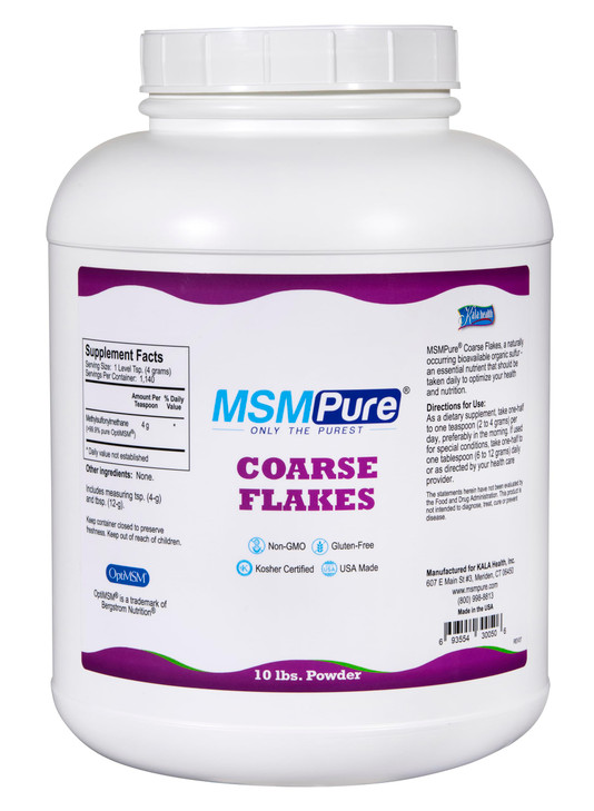 KALA HEALTH MSMPure Coarse MSM Powder Flakes