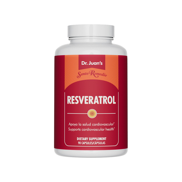 Santo Remedio Trans-Resveratrol 200 mg Supplement, Cardiovascular & Antioxidant