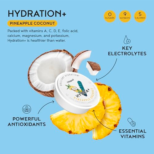 Vitapod Hydra+ Pineapple Coconut Electrolyte Powder Packets