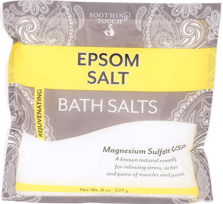 Soothing Touch Epsom Salts Pouch, Unscented, 8 Ounce