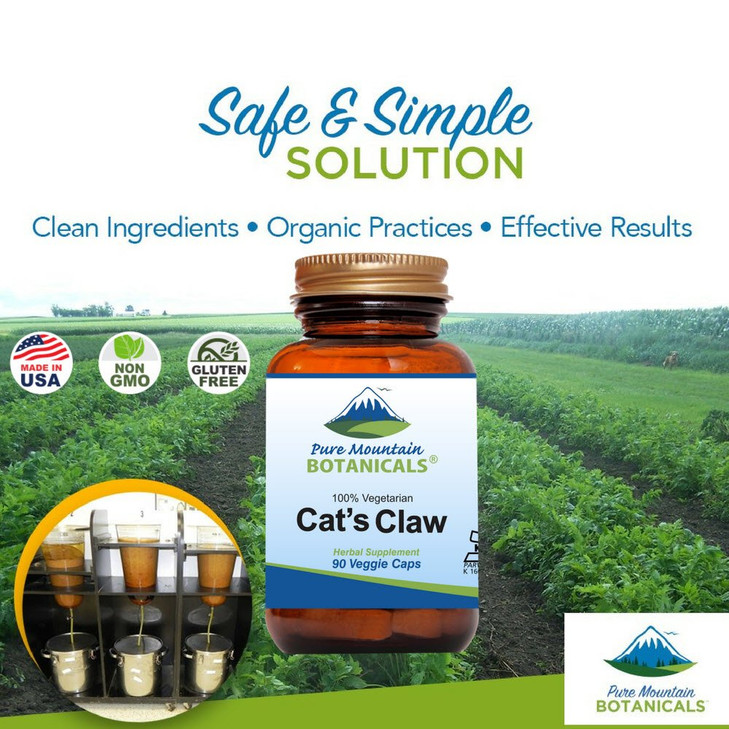 Pure Mountain Botanicals Cats Claw Capsules