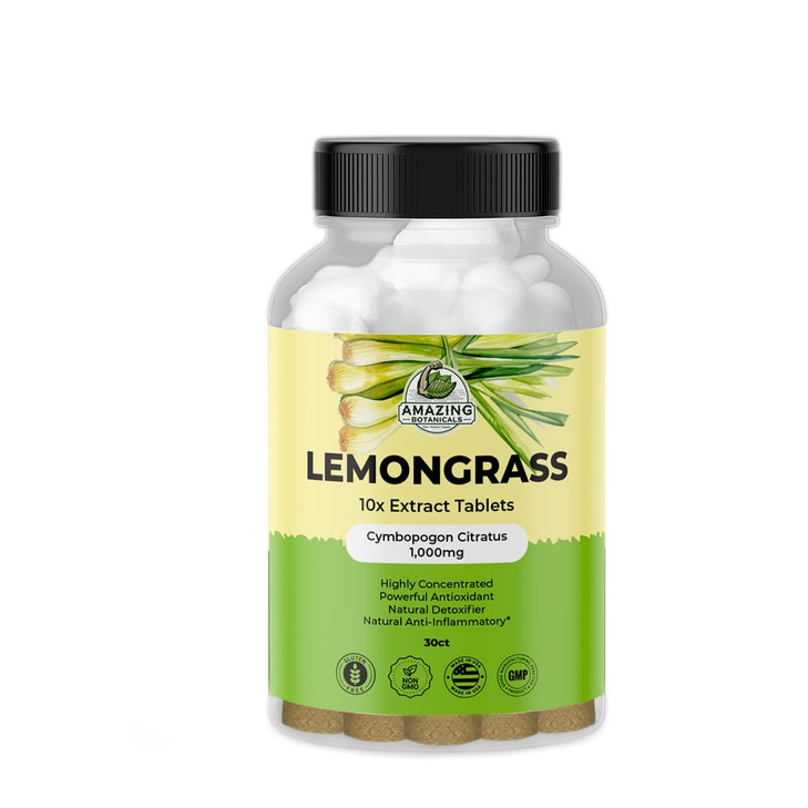 Lemongrass 10X Extract Tablets 100mg per Serving