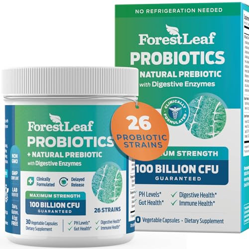 Probiotics for Men and Women, 100 Billion CFU, 26 Unique Strains, Men's