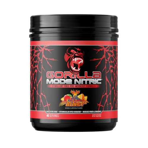 Gorilla Mode Nitric Upgraded Stimulant Free Pre-Workout