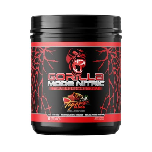 Gorilla Mode Nitric Upgraded Stimulant Free Pre-Workout