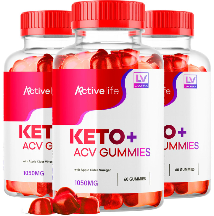 (3 Pack) ActivLife Keto ACV Gummies Advanced Weight Loss, ActiveLife Keto