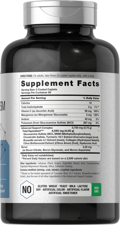 Horbäach Glucosamine Chondroitin MSM - 180 Caplets