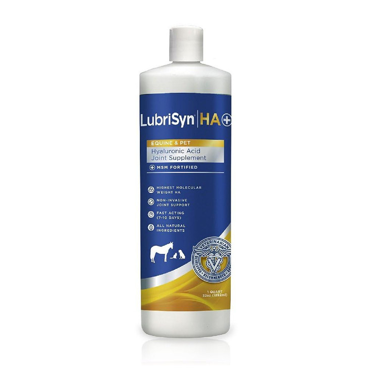 LubriSynHA Hyaluronic Acid with MSM Hip & Joint Care Supplement for Dogs, Cats &