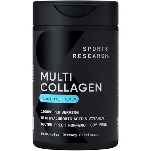 Sports Research Multi Collagen Pills for Women & Men