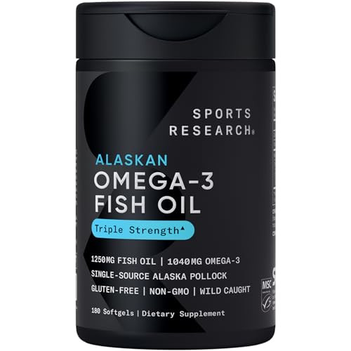 Sports Research Omega-3 Fish Oil 1250