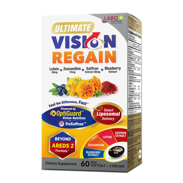 LABO Nutrition Ultimate VisionREGAIN, Eye Vitamin Beyond AREDS 2 Formula