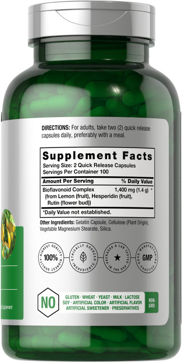 Horbäach Lemon Bioflavonoids Supplement - 1400 mg