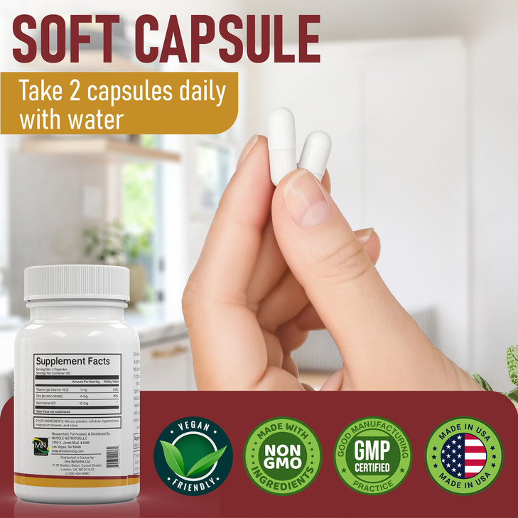 Shrink Spermidine Supplements Skin & Anti-Aging Support