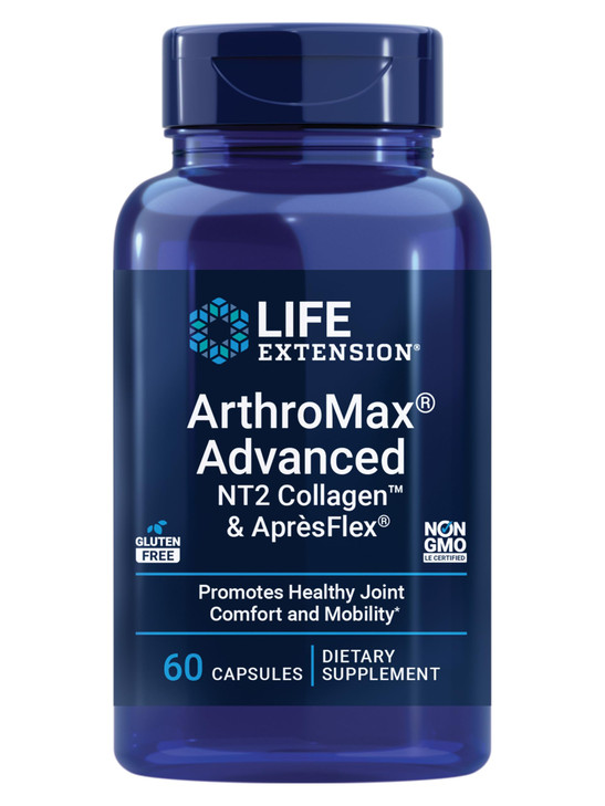 Life Extension ArthroMax Advanced NT2 Collagen & AprèsFlex, glucosamine
