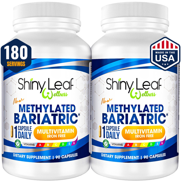 Shiny Leaf Methylated Bariatric Multivitamin Without Iron