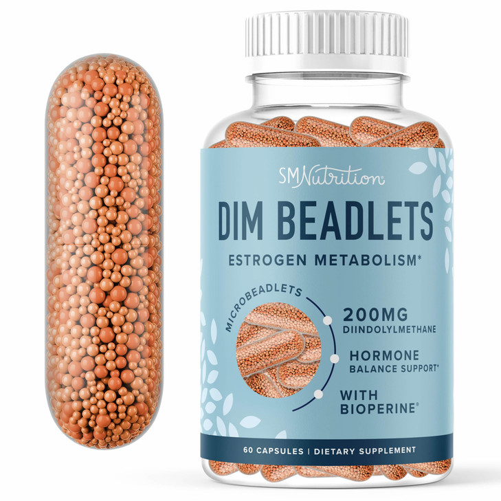 DIM Supplement 200 mg for Hormone Balance - Delayed-Release Microbeadlets