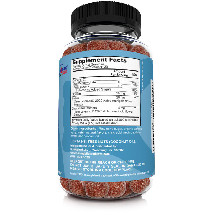 Premium Eye Support Gummies-Lutein Gummies with Zeaxanthin Supports Overall Eye