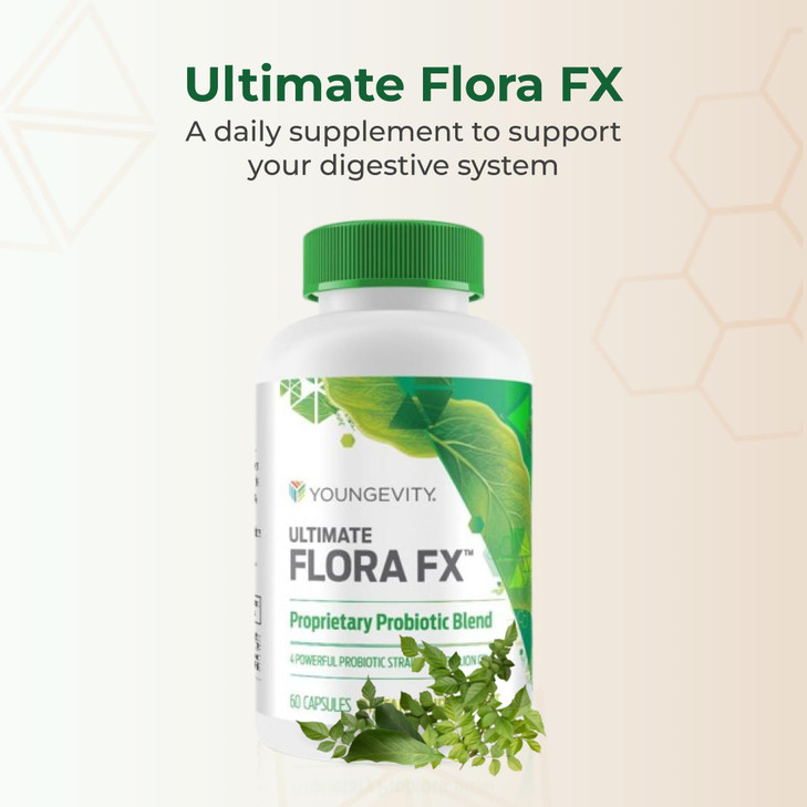 Youngevity Ultimate Flora FX - Prebiotic and Probiotic Supplement