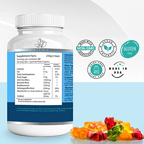 BIO VITALICA Sea Moss Ashwagandha Gummies