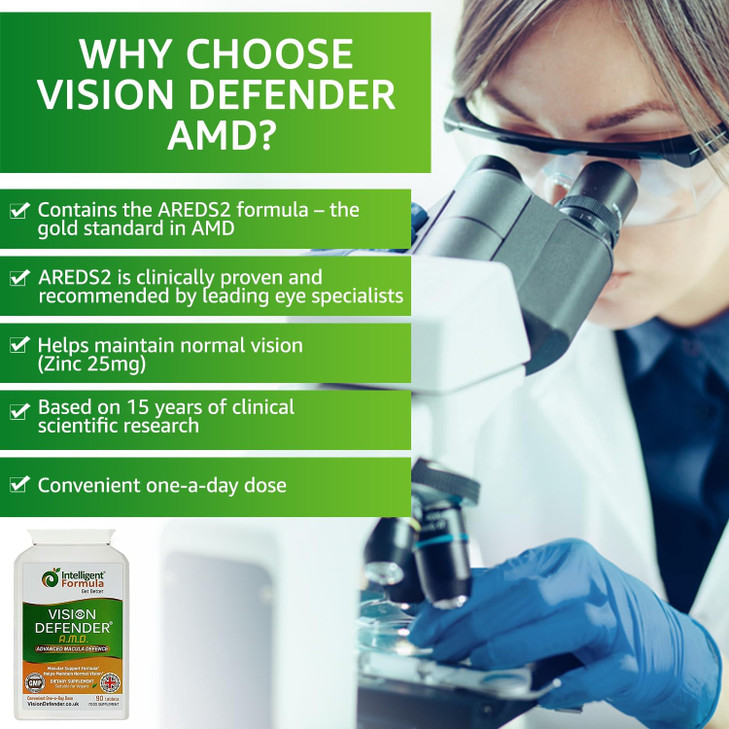 Vision Defender AMD AREDS2 Eye Vitamins