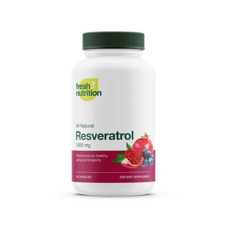 Resveratrol Supplement - Trans-resveratrol Extra Strength 750mg