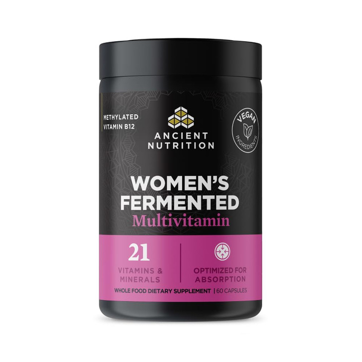 Ancient Nutrition Multivitamin for Women, Women's Fermented Multivitamin