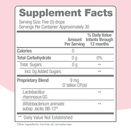 Culturelle Baby Digestive Calm & Comfort Probiotic (Age 0-12 Mos) 8.5Ml, Helps