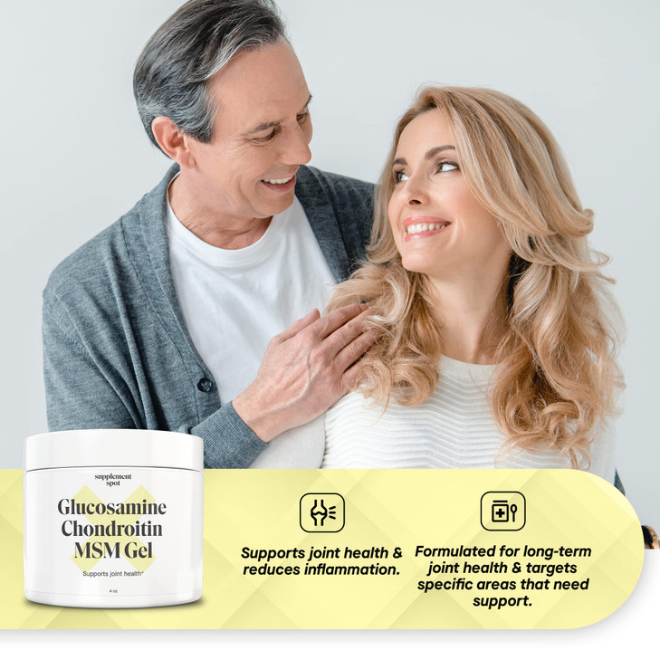 Supplement Spot Glucosamine Chondroitin MSM Gel (4 oz)